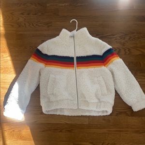 Paper Crane Rainbow Sherpa